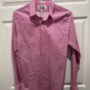 Express Pink Dress Shirt Classic Cotton